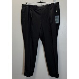Lauren Ralph Lauren Dress Pants‎ Ultraflex 40X30 Black Cuffed